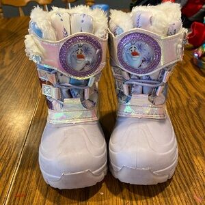 Frozen winter boots